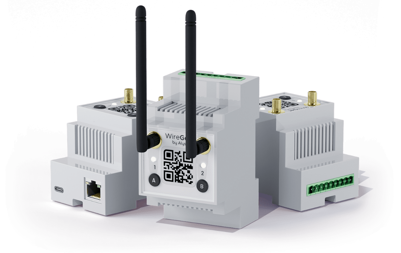 Packshot of several WireGet